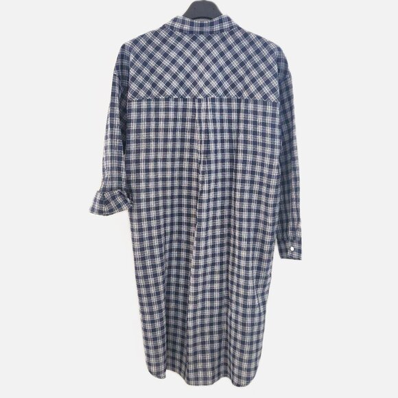 Japanese Brand "Kurihara Harumi" Checkered Shirt Dress - One Size - Picture 2 of 7